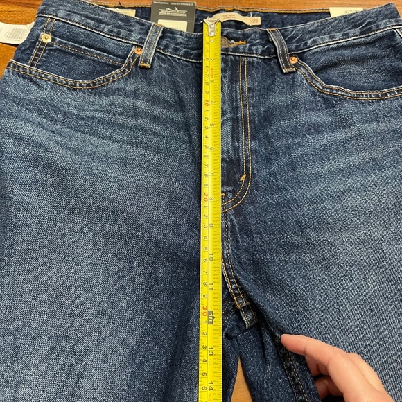 I SHIP PURO 😊 NWT Levi's Dad Jean - Mid-rise loose jeans - Indigo blue - Sz 29 - Picture 11 of 13